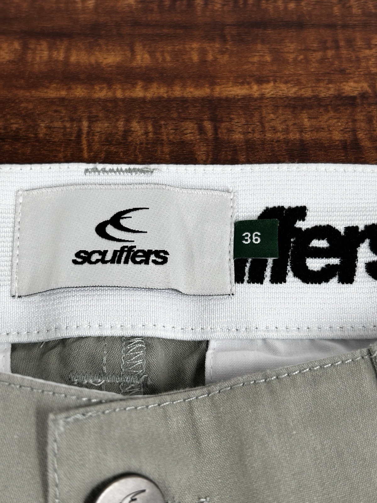 Scuffers Trousers Size 36 Grey Balloon Wide Leg Baggy Pants