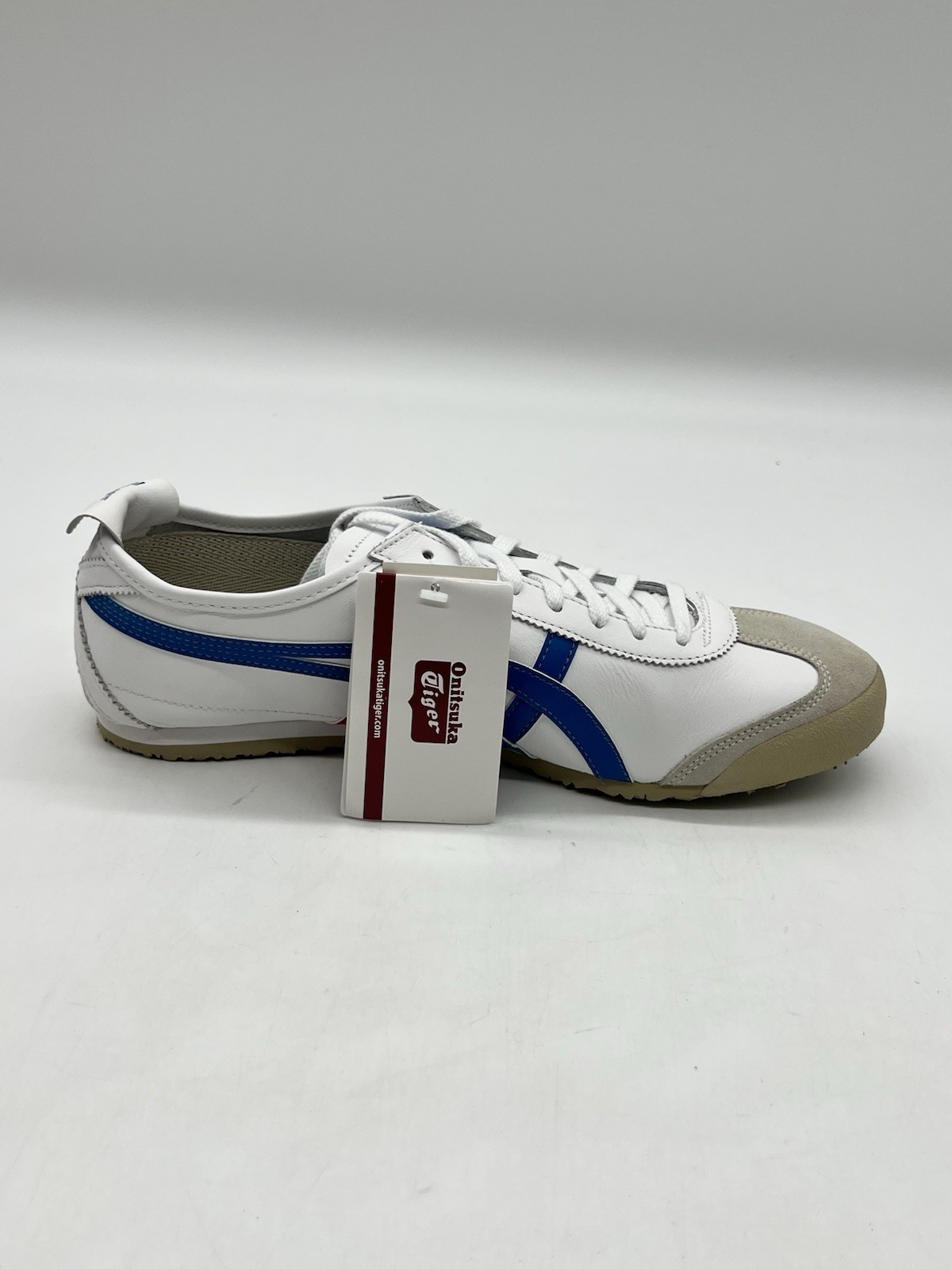 Onitsuka Tiger Mexico 66 DL408 Men Sz 11 White Red Blue Leather Fashion Sneakers