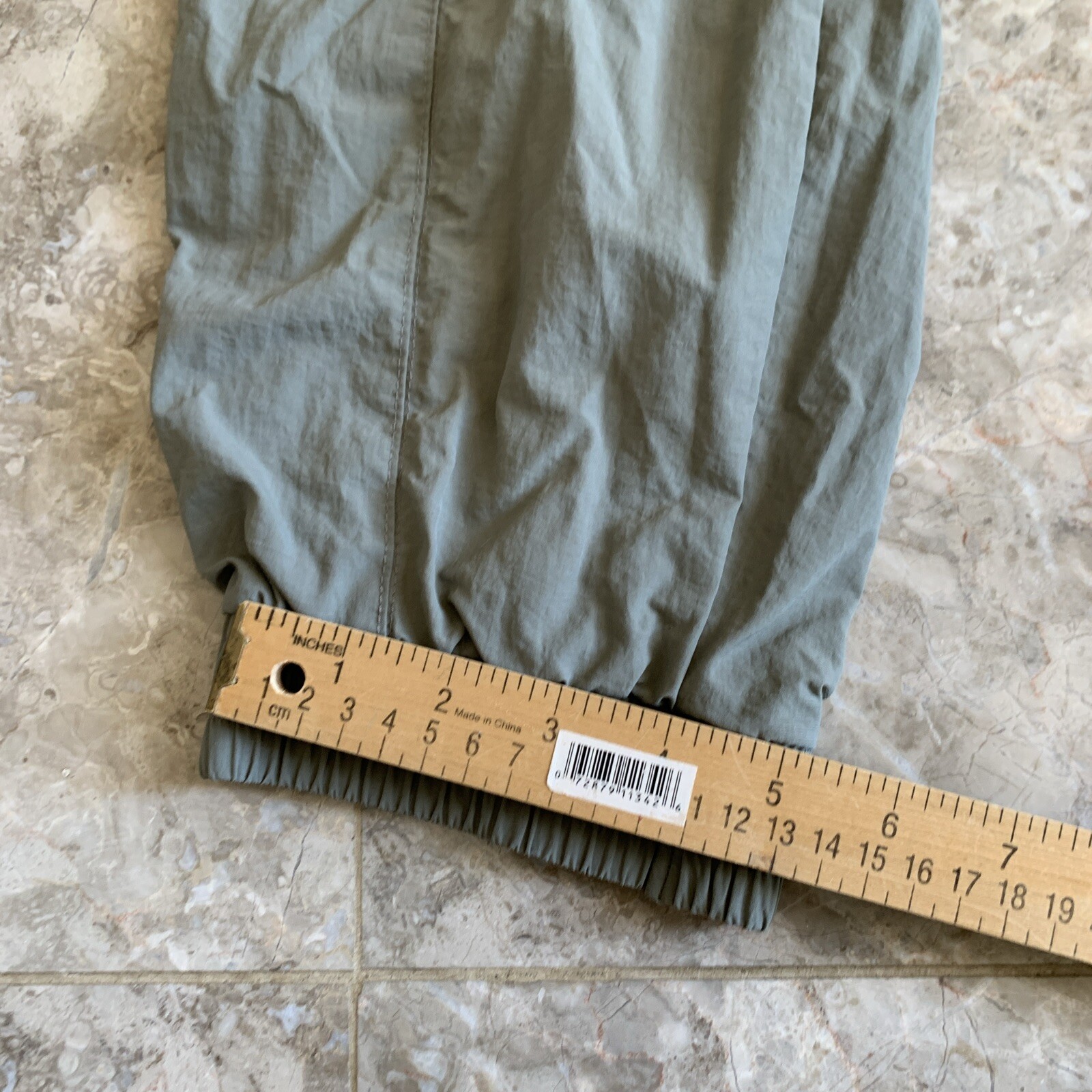 Wilo The Label Anthropologie Women’s Parachute Pants Joggers 90’s Green Large L