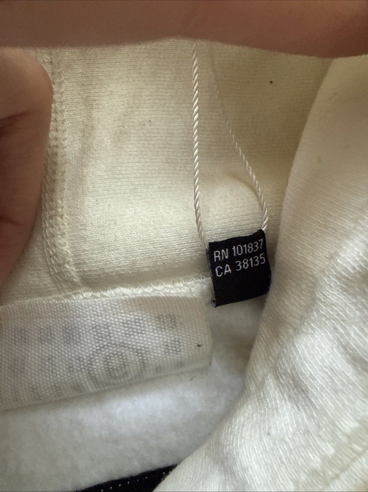 Supreme MM6 Maison Margiela Foil Box Logo Hooded Sweatshirt White Size XL C22