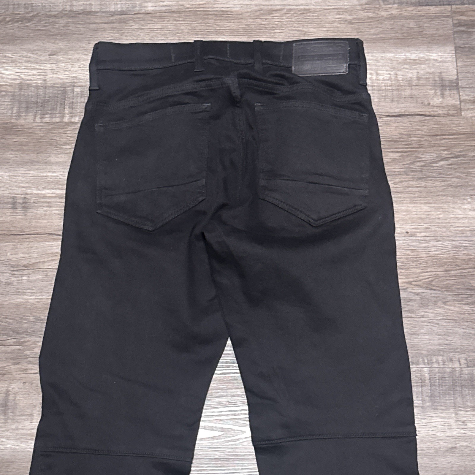 G-Star Raw Airblaze 3D Skinny Black Multi Pocket Moto Cargo Jeans Mens 30×30 NEW