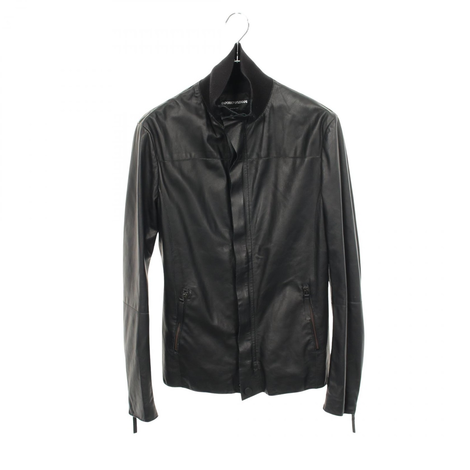 Emporio Armani Leather Knit Blouson – DUTY FREE