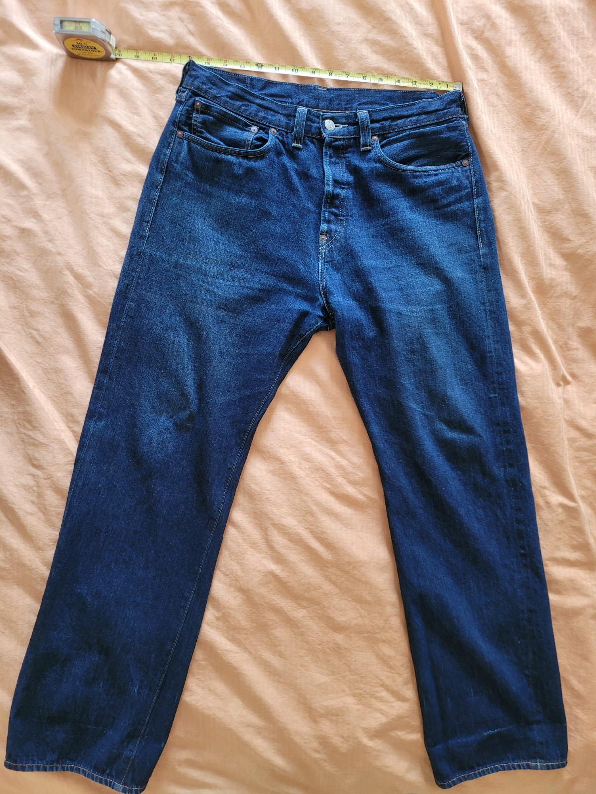 Levi 501 selvedge buckle back LVC 34×32