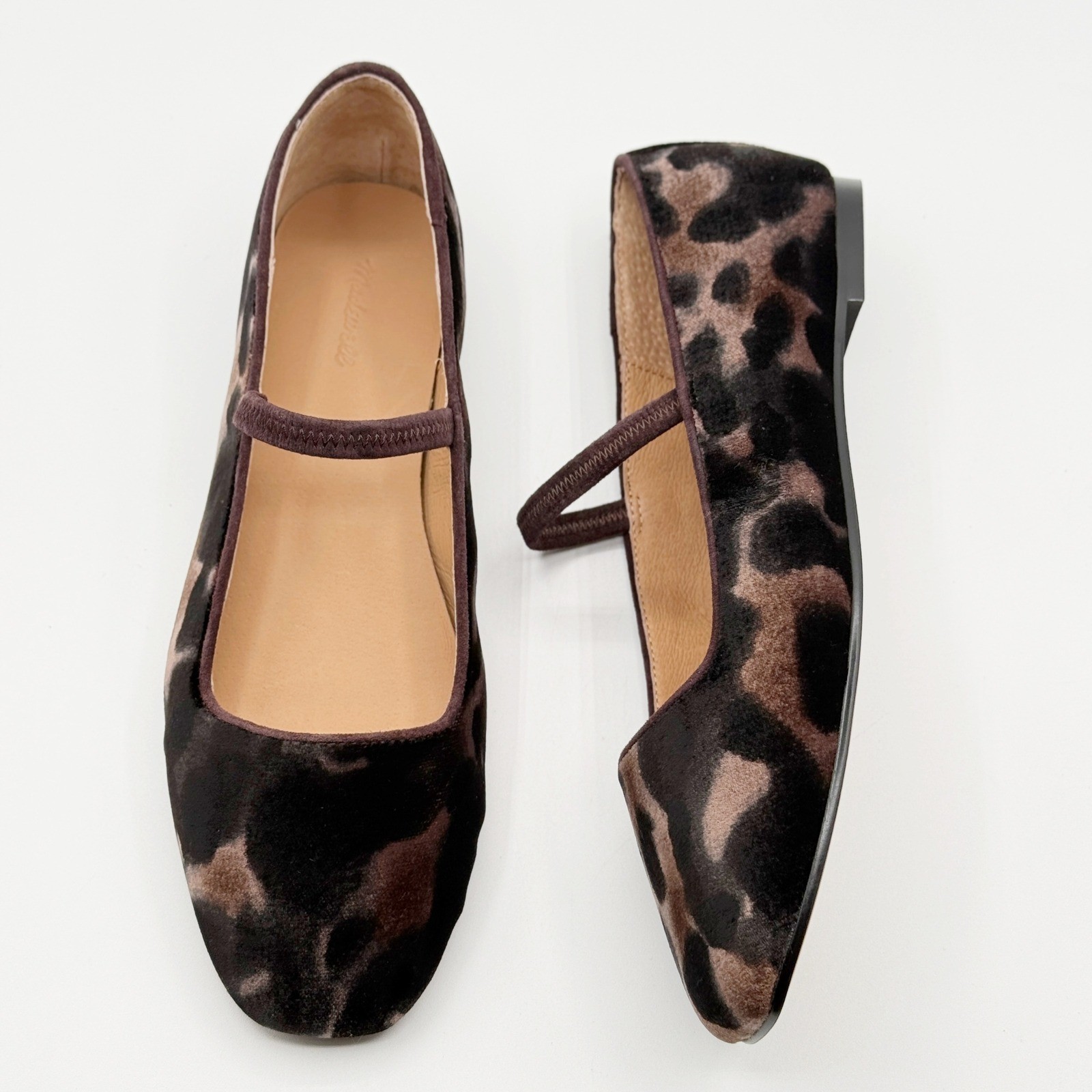 Madewell Greta Ballet Flat Size 8.5 Leopard / Espresso Womens – NEW IN BOX