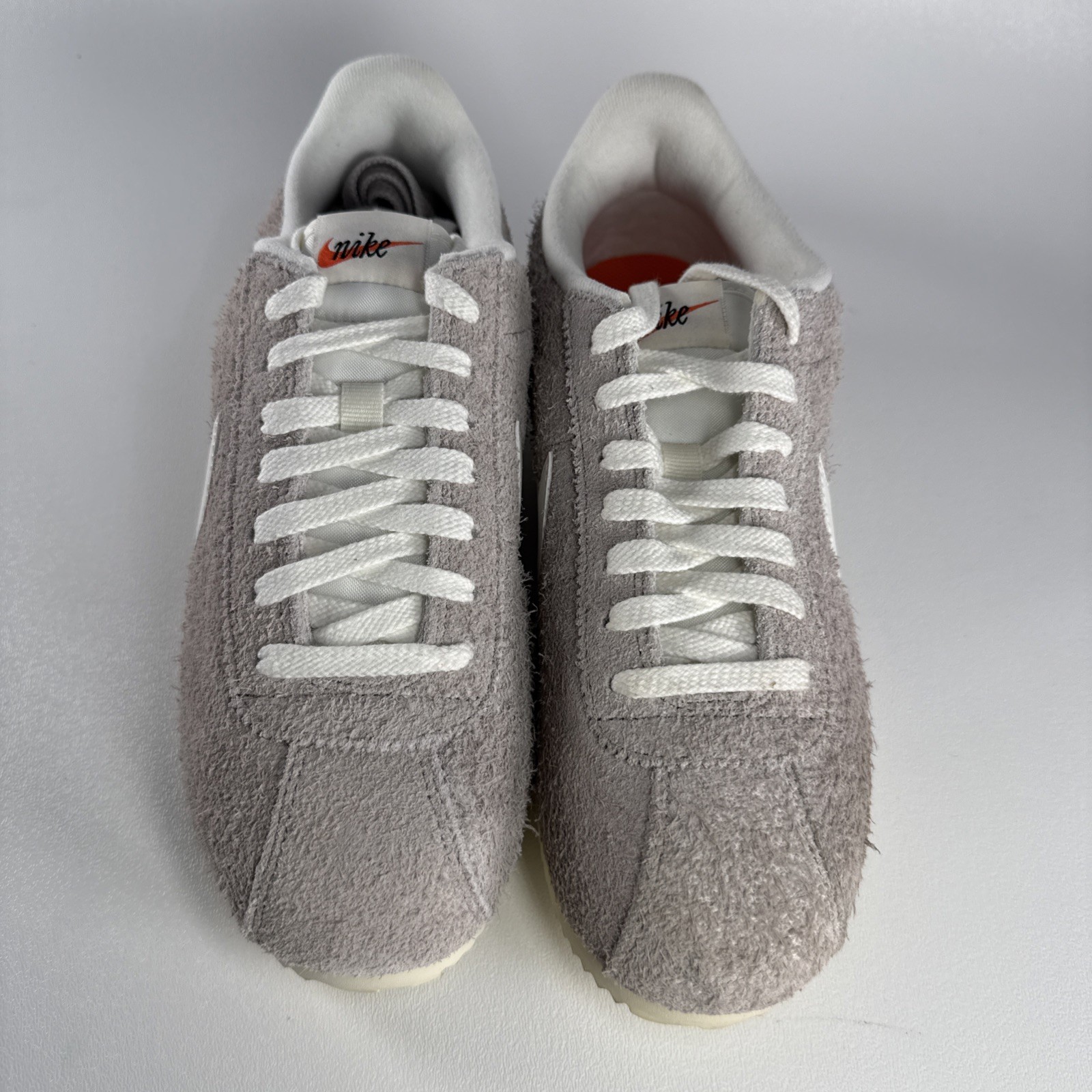 Size Men’s 8 – Nike Cortez SE College Grey Team Red/Sail HF3142-001 Fuzzy Suede