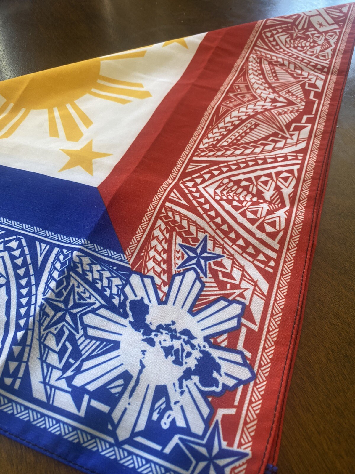 Filipino Philippines Tribal Pacquiao Bandana Flag Face mask Banner Pinoy Pinay