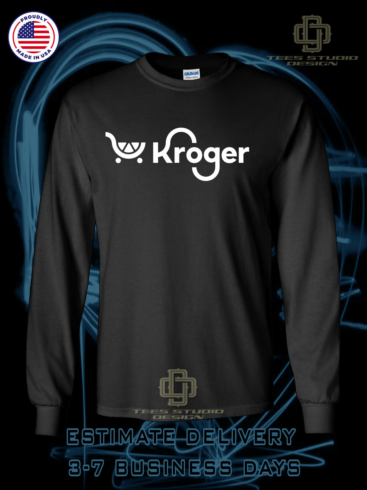 New Kroger Store Logo Men’s T-Shirt American Long Sleeve T-Shirt