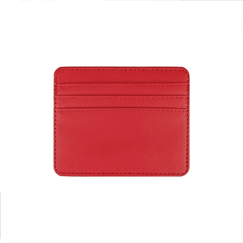 PU Leather ID Card Case – Slim Multi-Slot Holder for Bank/Credit Cards
