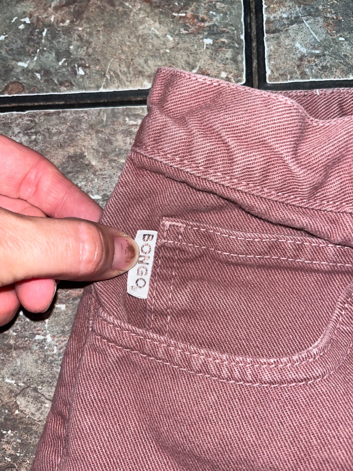 Vintage Bongo Jean Size 12 Shorts Womens High Waisted Denim USA Made