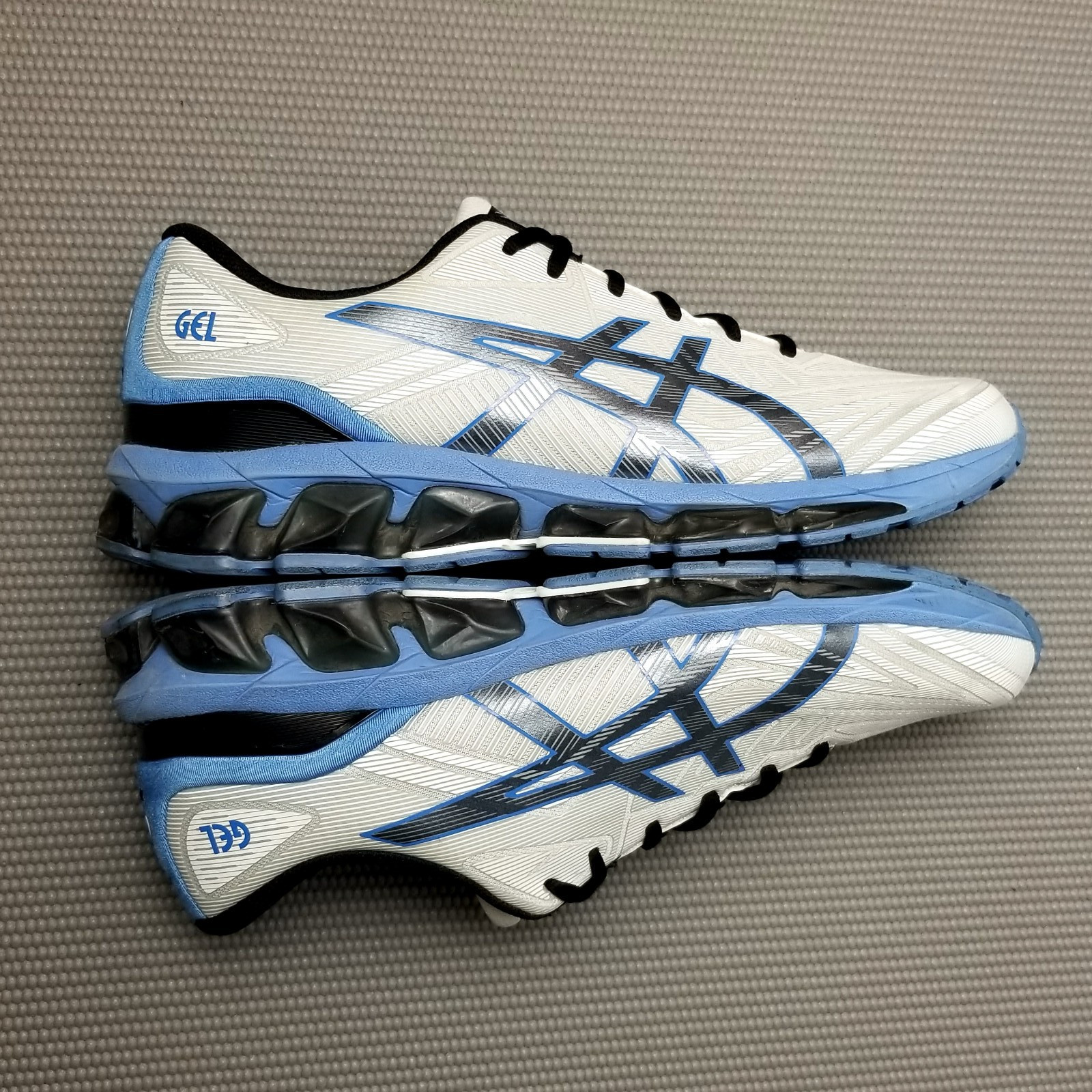 ASICS Sneakers Mens Sz 11 Blue White Black Gel Quantum 360 VII Comfort 1201A481