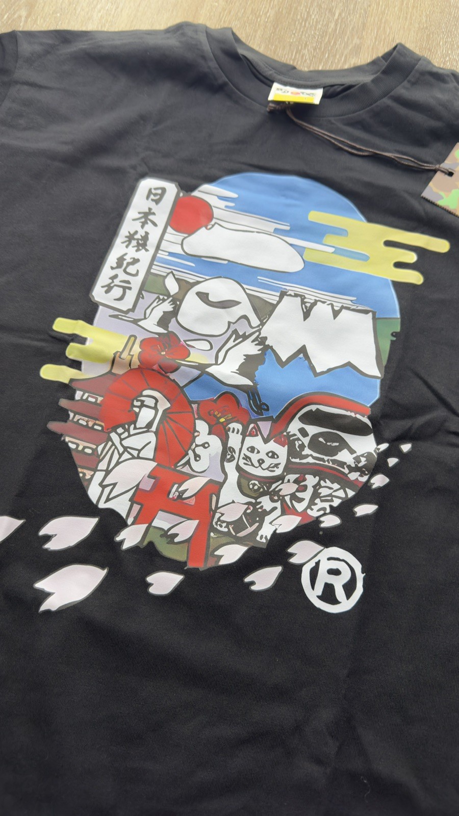 bape PHOTO APE HEAD TEE black Size L