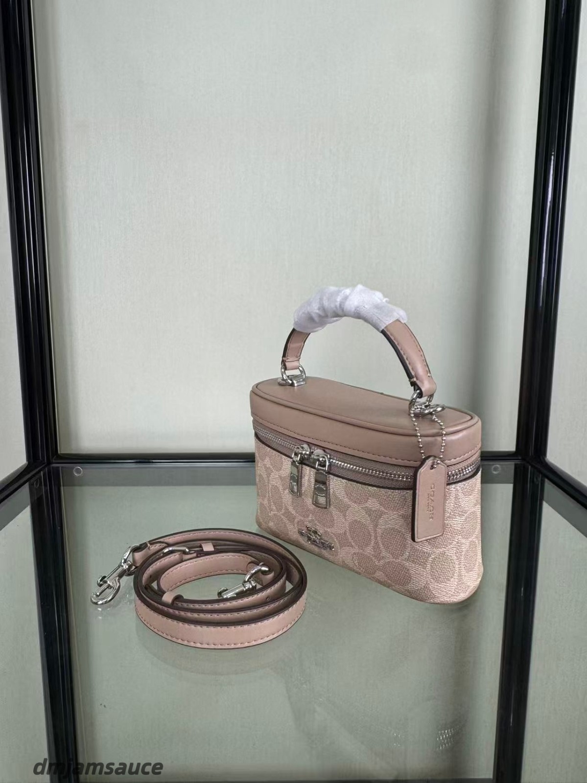 COACH Classic Monogram Vanity-Style Shoulder Bag for Women New Arrival