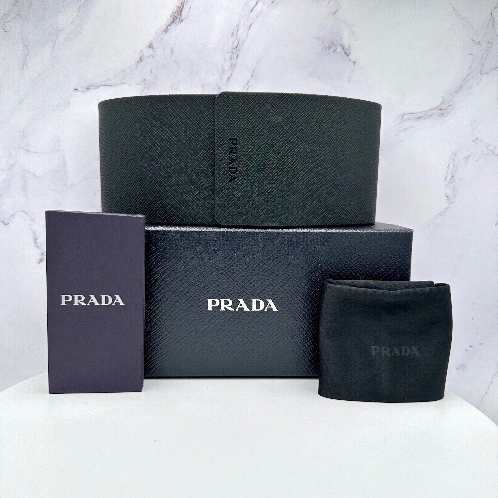 PRADA Sunglasses Brown PR 15WS 01R0A6 Square Womens Beige Tortoise Gold