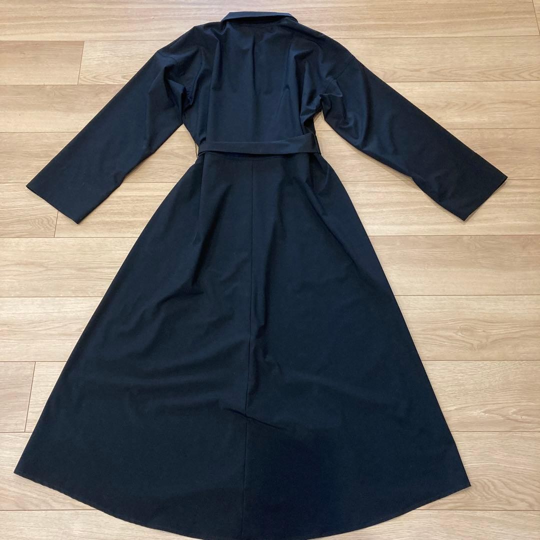 KALLMEYER Long Dress Size M Black Rayon/Nylon Blend
