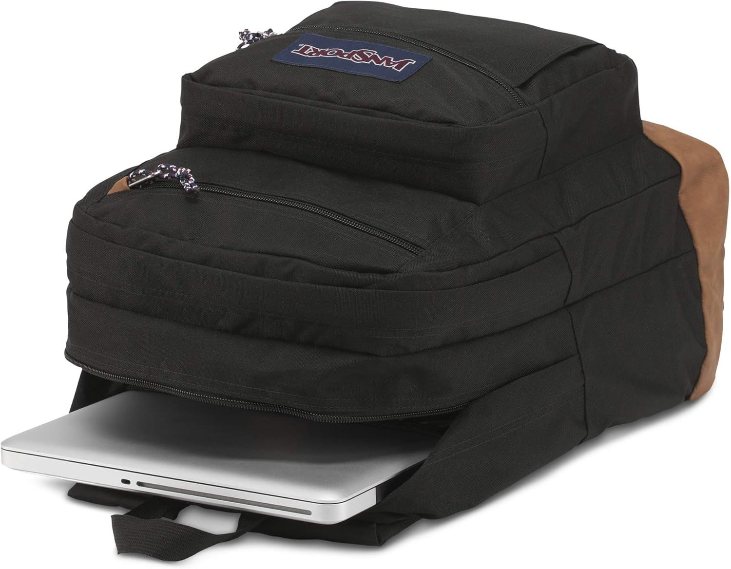 NEW JanSport Cool Student Laptop Backpack – Black (17″ x 12″ x 8″)