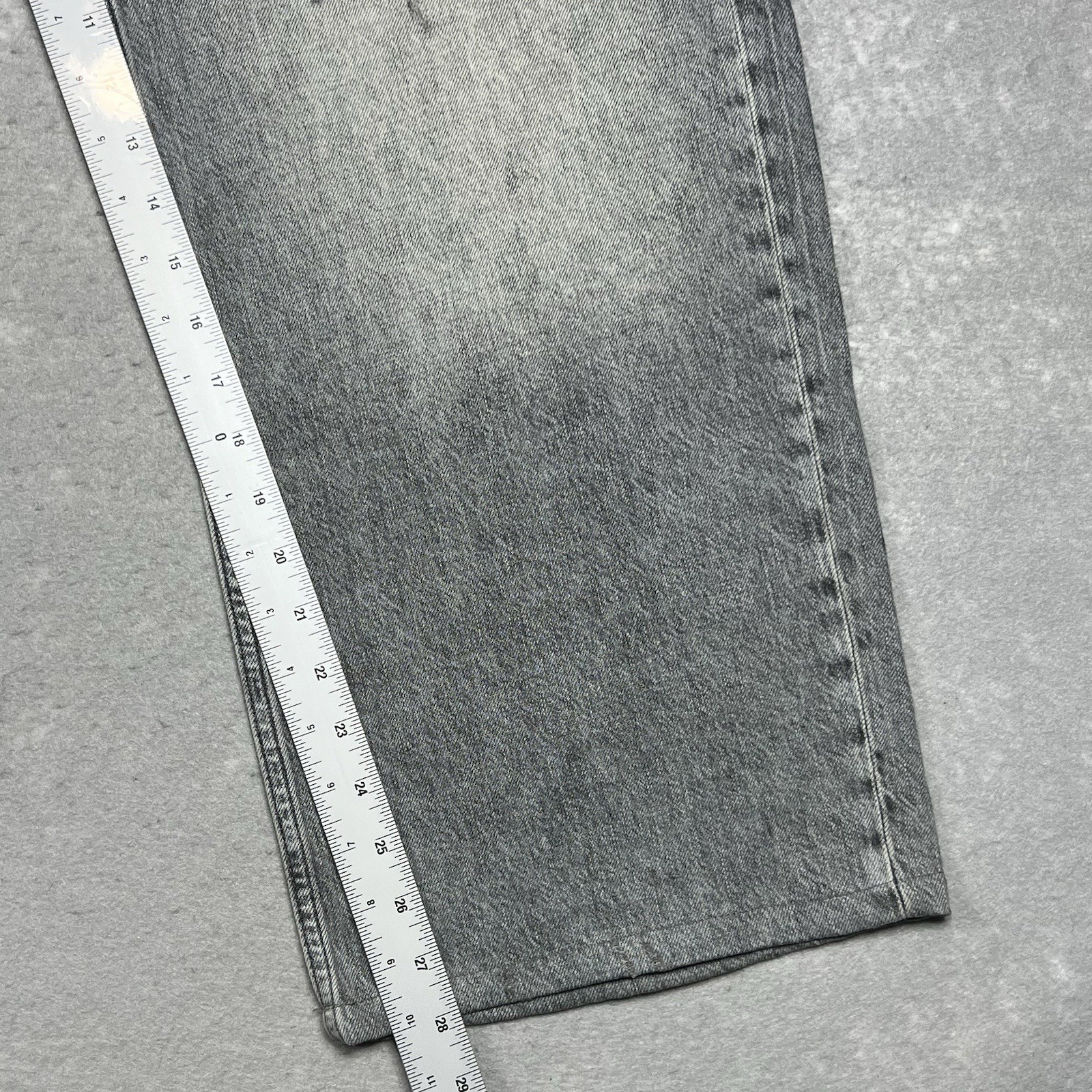 G Star Jeans Raw Type 96 Loose Distressed Zipper Fly Gray Size 32X28 Y2K Style