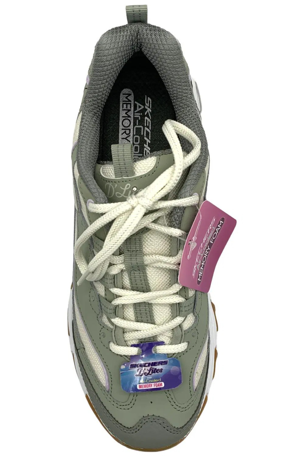 Skechers Women’s D’Lites Popular Vote Sneakers Green/Multi