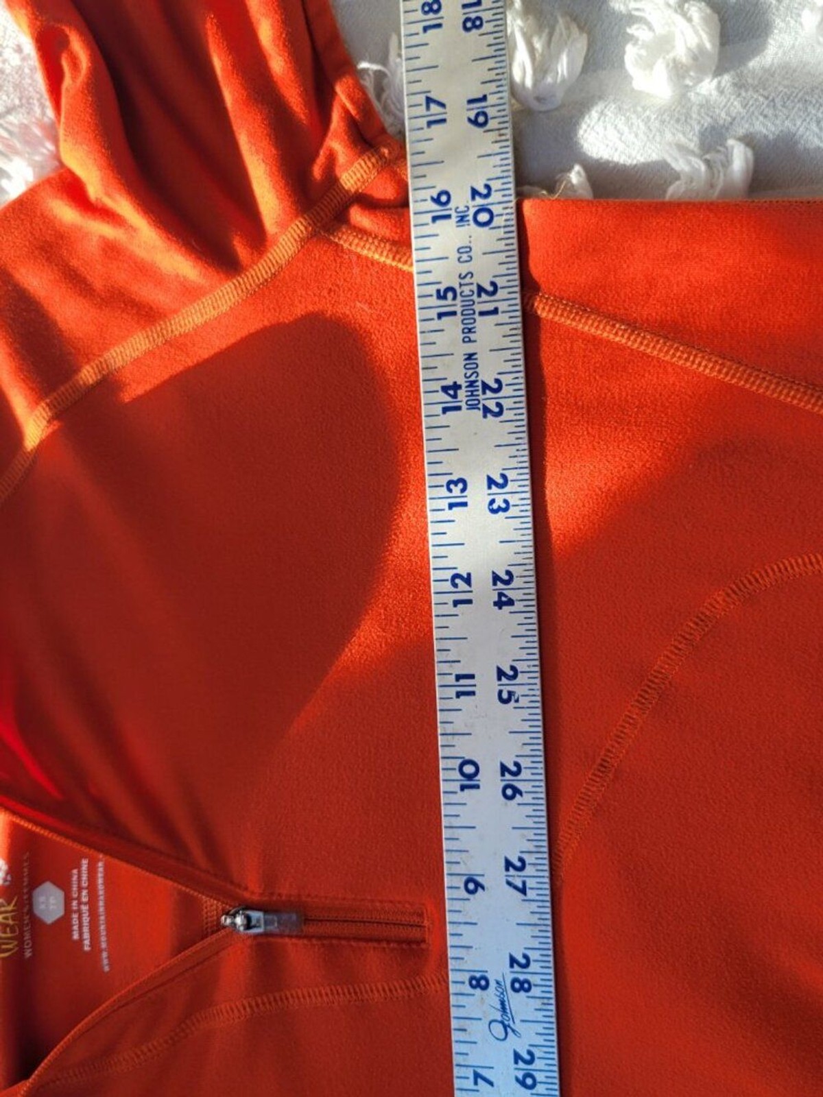 Mountain Hardwear Butterlicious Hooded Quarter Zip Pullover Women XS Orange