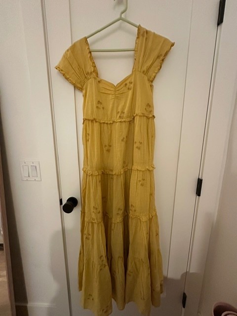 The Great. The Tea Dress in Mustard Size 0