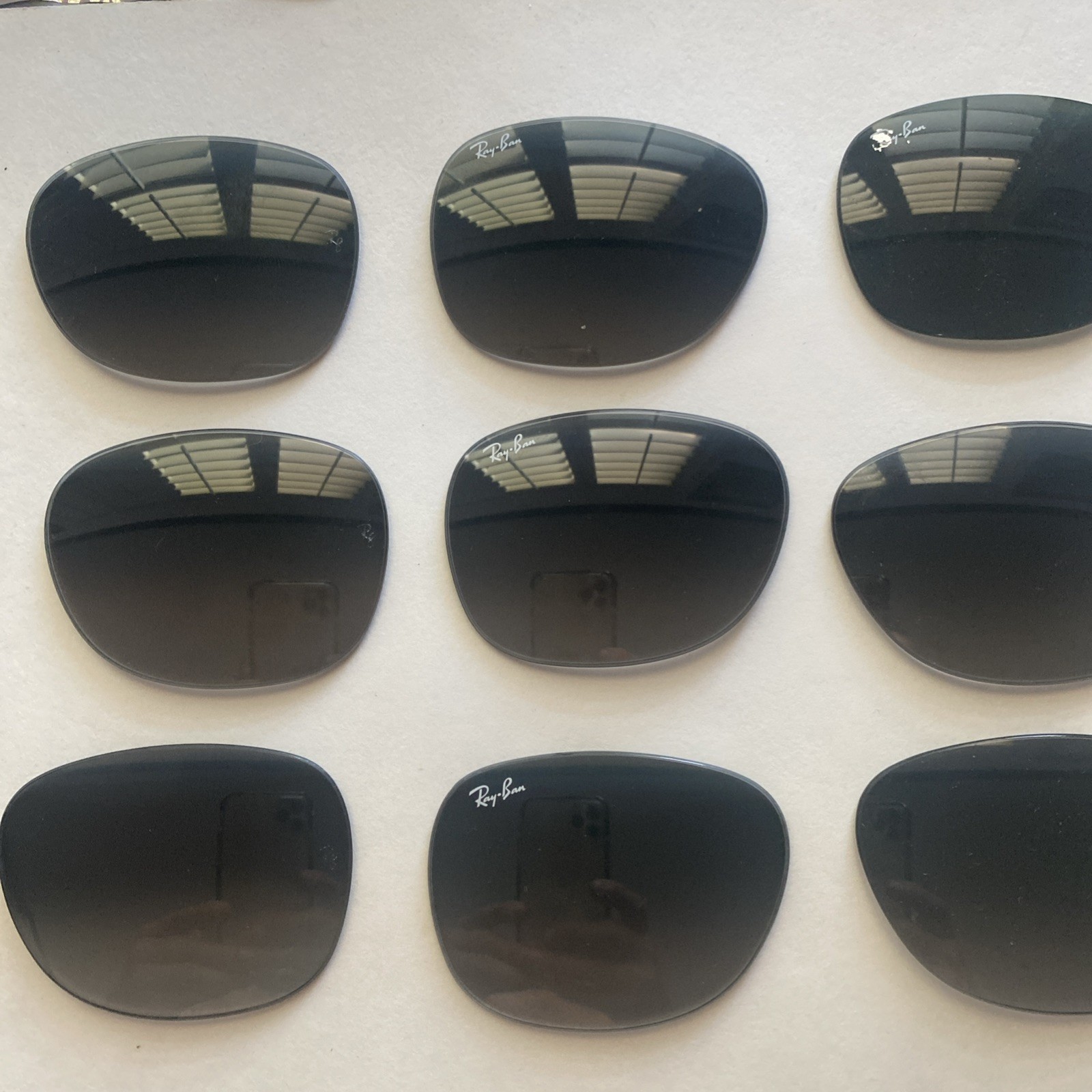 NEW Ray-Ban RB2132 NEW WAYFARER Replacement Lenses Grey Gradient B-ARC Glass55mm