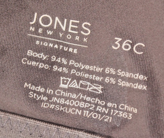 Paris Pink Jones NY Underwire Lined T-shirt Bra Lot Size 36C #H8223
