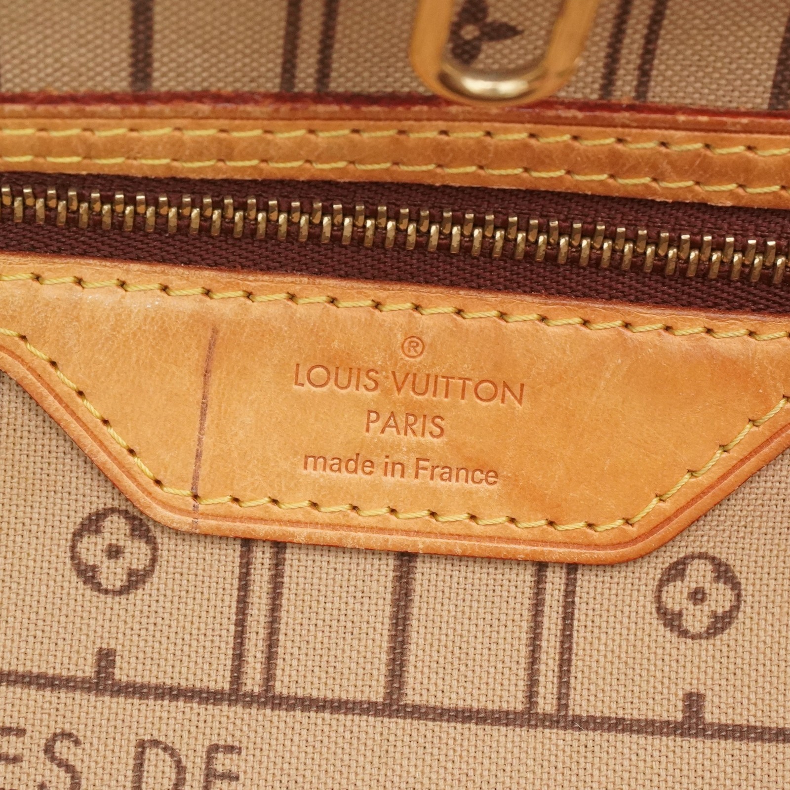 LOUIS VUITTON LV Monogram Neverfull MM M40156 Tote Bag VI2094 Auth #54372A