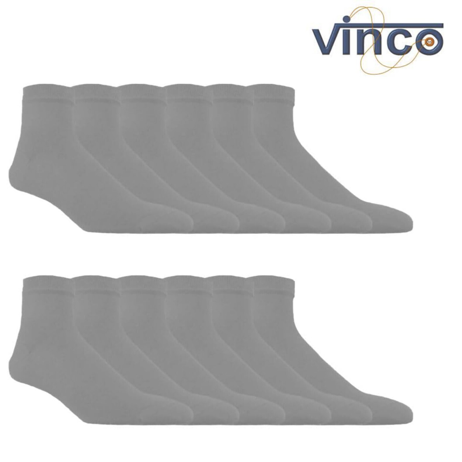 Wholesale Men’s Ankle/Quarter Grey low Cut Socks Cotton Casual Size 9-11 10-13