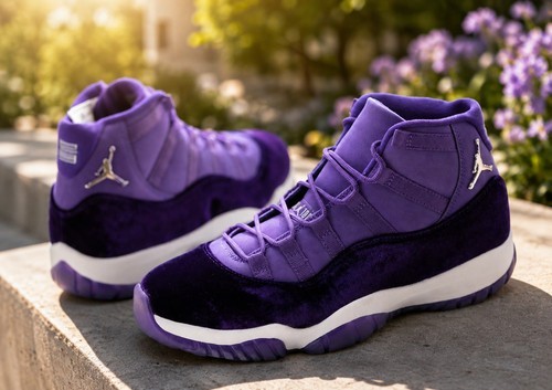 NEW Jordan 11 “Purple Rain” For Prince Men’s Size US 7-12