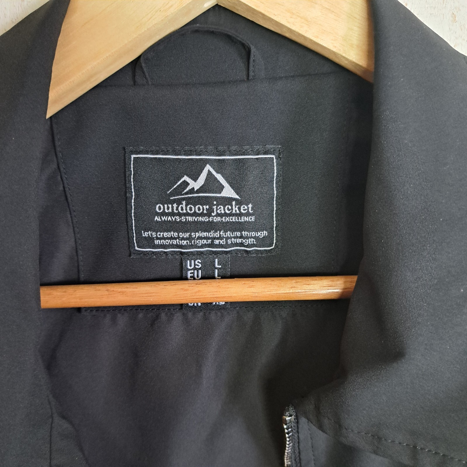 Techwear Normcore Harrington Black Outdoor Jacket Men’s XL Utility Tactical