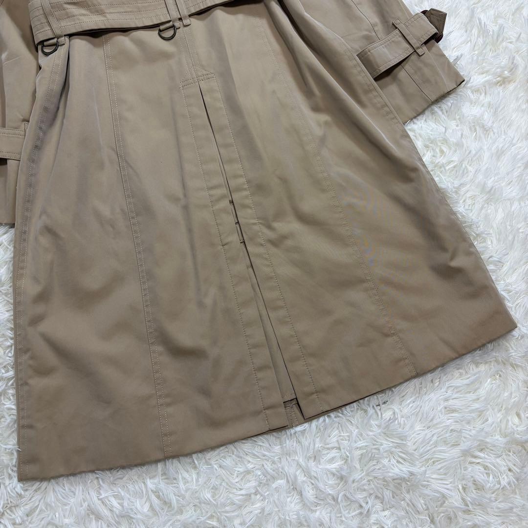 Burberry London single trench coat Nova check honey beige 36