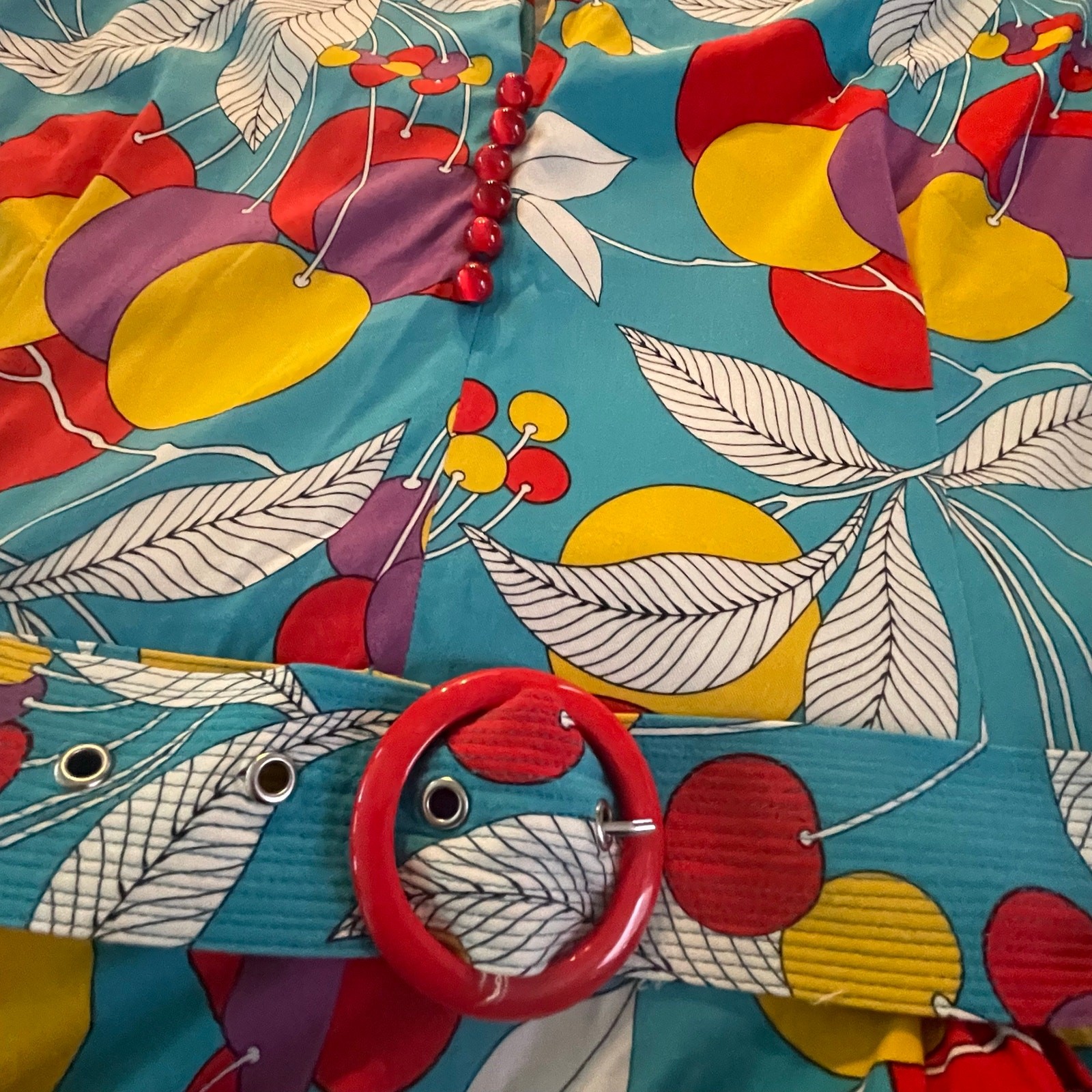 Trashy Diva Tutti Fruity Dress Rockabilly Plus Size 24 (Fits 18-20) Cherries
