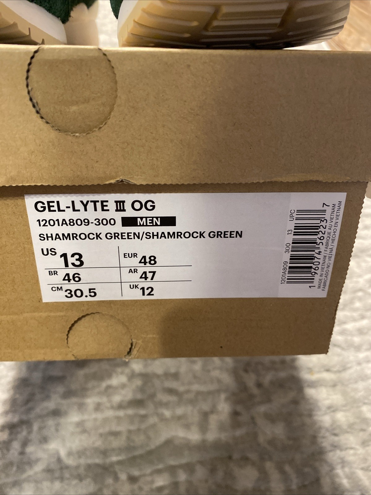 Size 13 – ASICS Gel Lyte 3 OG Masters