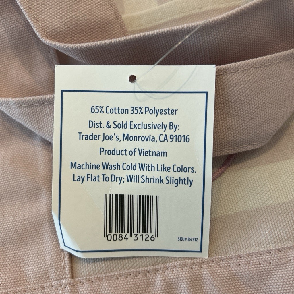 Trader Joe’s Pink Mini Totes Summer Stripes 2026
