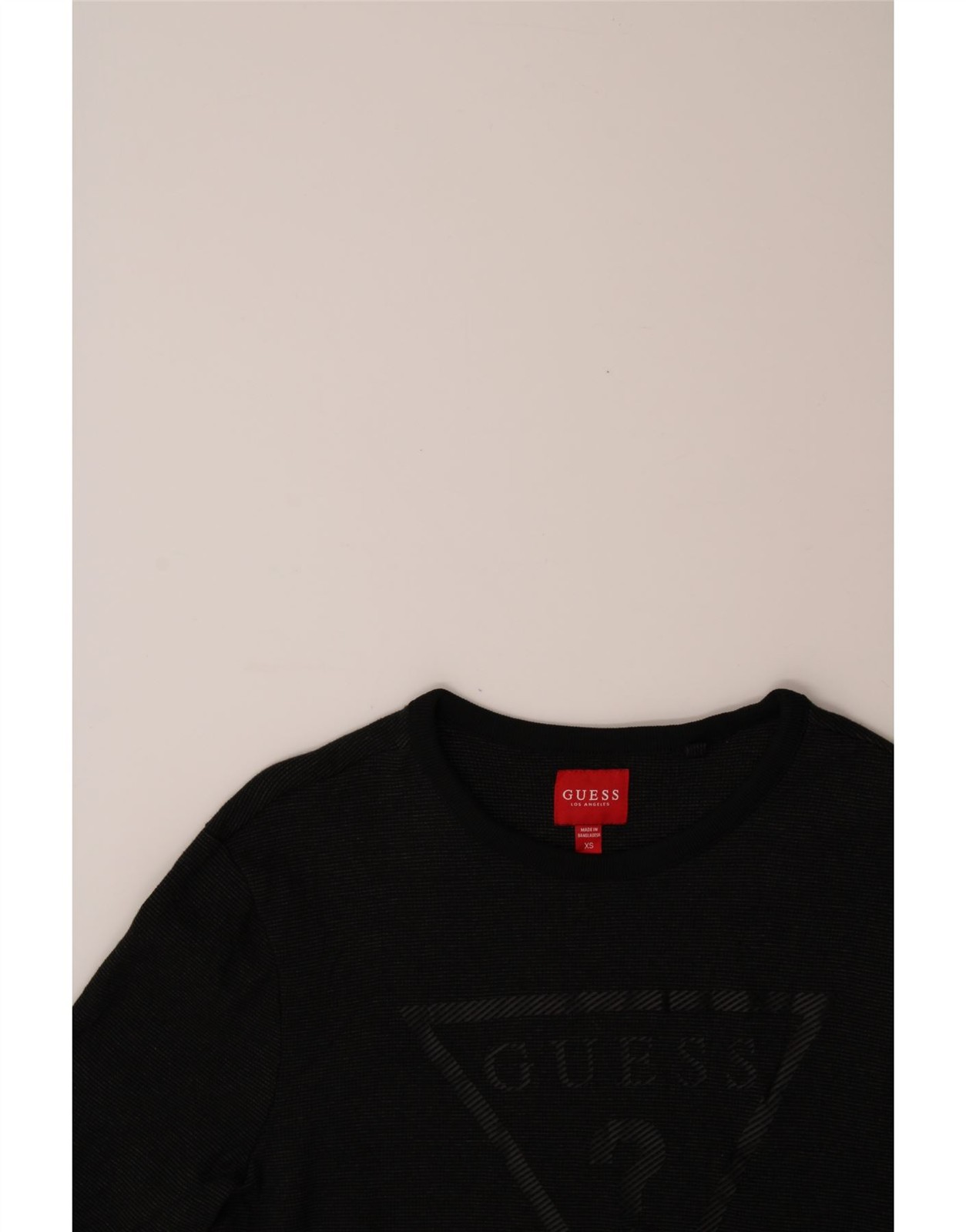 GUESS Mens Graphic T-Shirt Top XS Black Cotton MT01