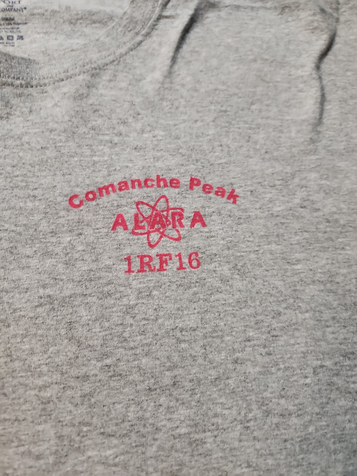 Comanche Peak ALARA Graphic logo Gray T-shirt MensXL