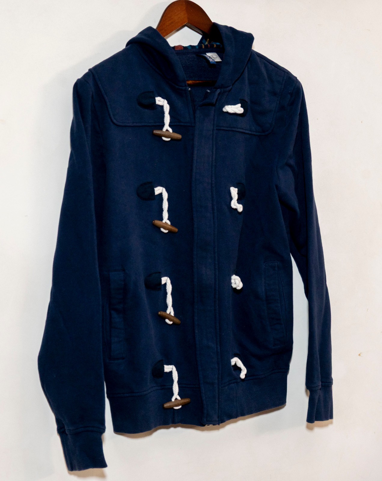 Divided Size M Blue Zip Up Hoodie – Good Condition (See Description for Size)