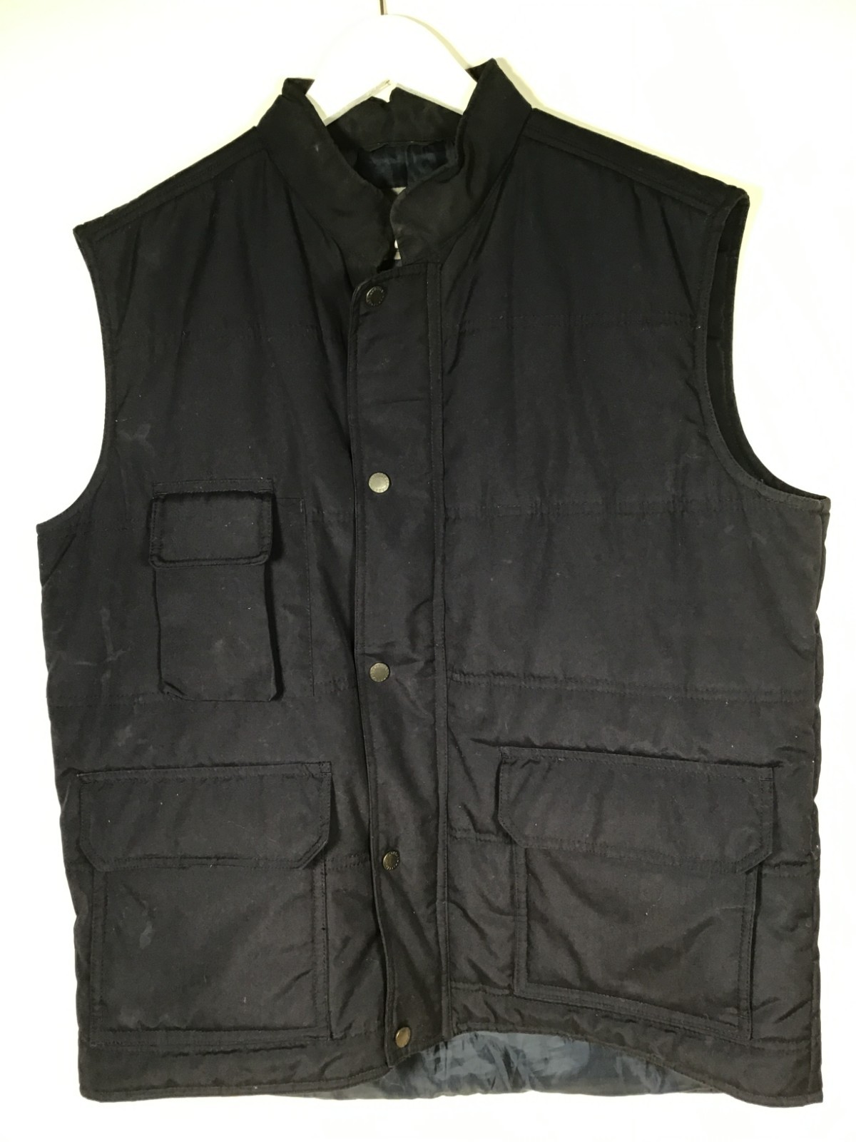 Mens Regatta Quilted Padded Gilet Bodywarmer Jacket Size S Navy