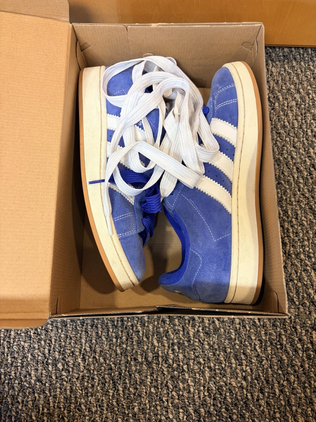 ADIDAS Campus 00s Blue White Suede Men’s Shoes Size US 9M