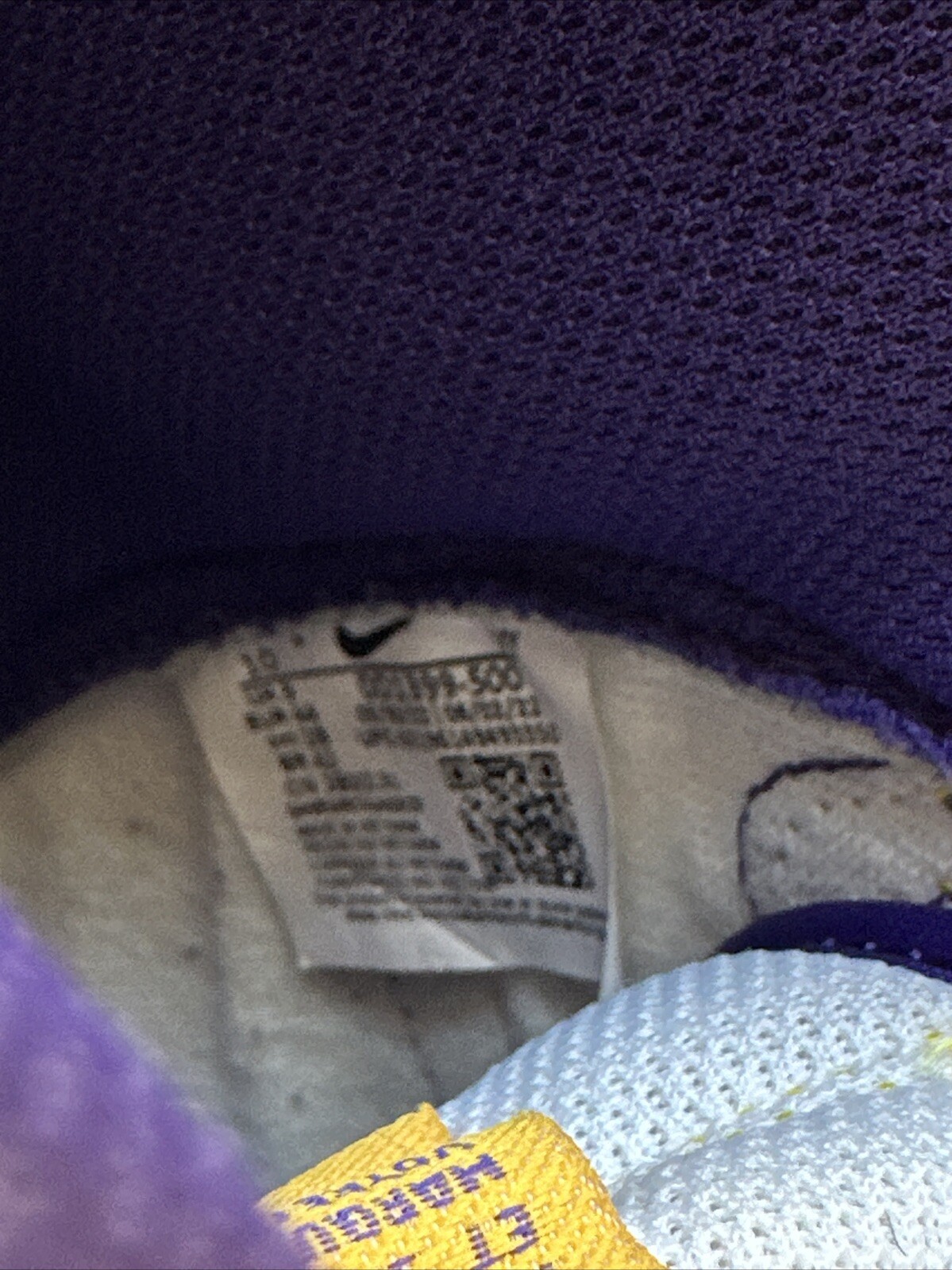 Nike Dunk High Lakers Mens Size 10 DD1399500 Purple Yellow Basketball Shoes