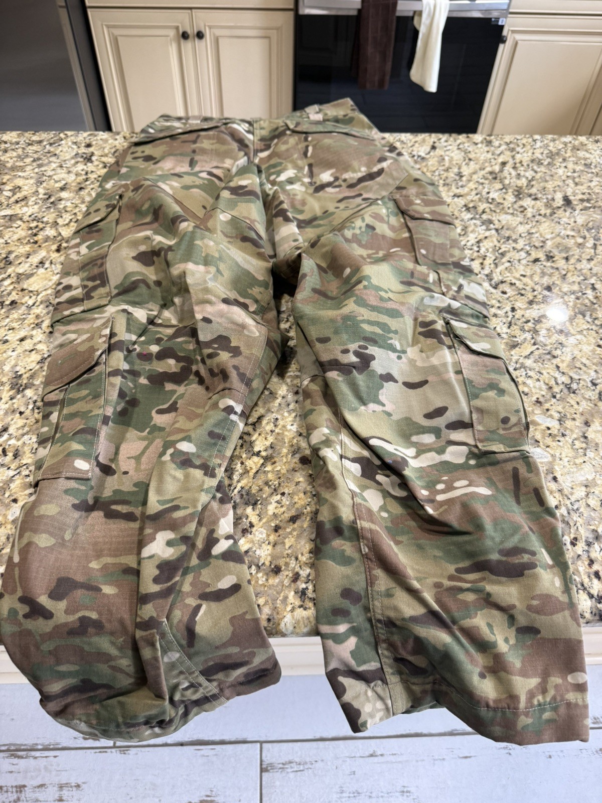 TRU-SPEC Tactical Cargo Pants Mens Large short Multicam Camo Military Ripstop