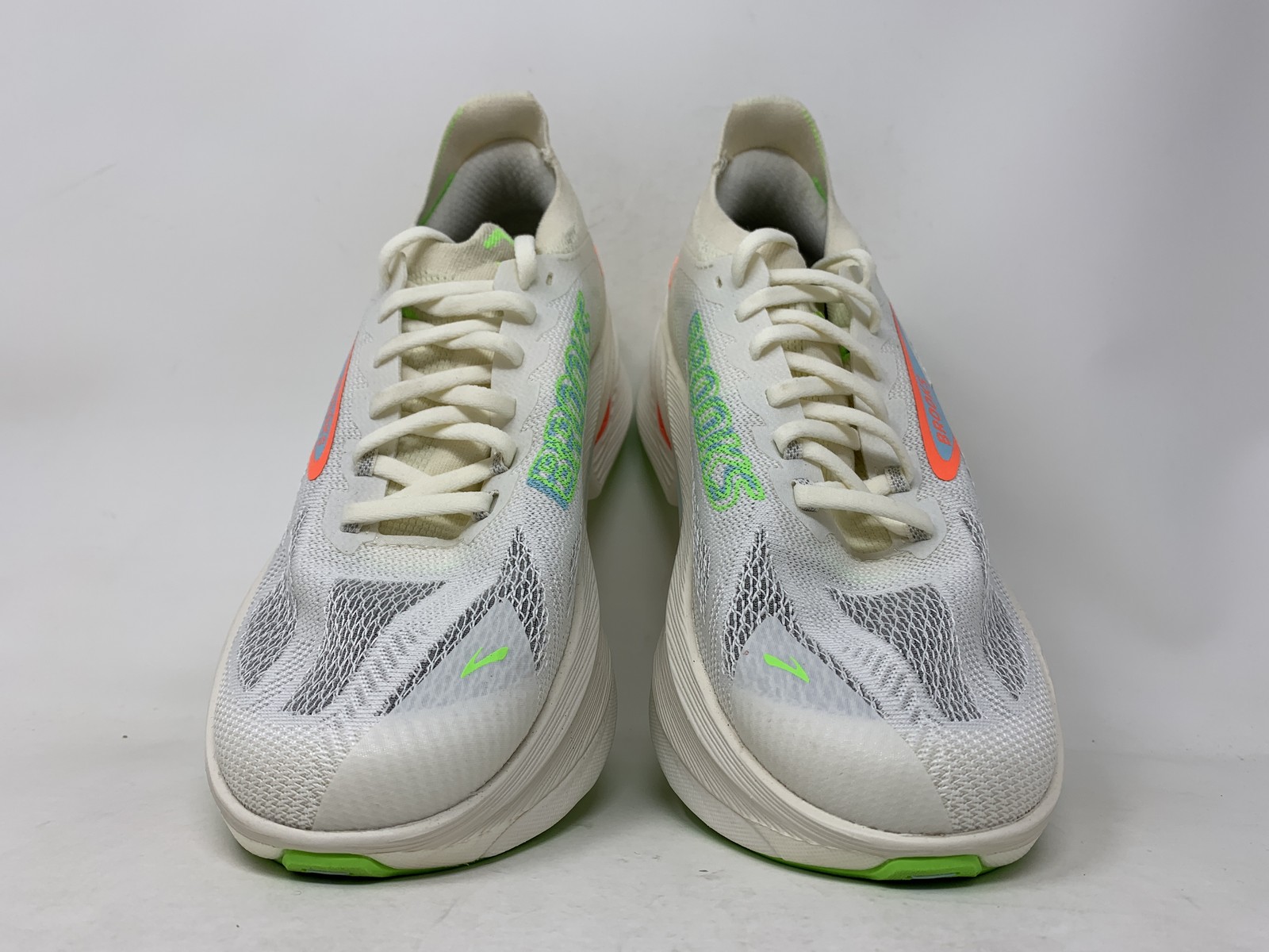 Men’s Brooks Hyperion Max 3, Coconut/Green Gecko/Pink Clay, 8 D Medium US