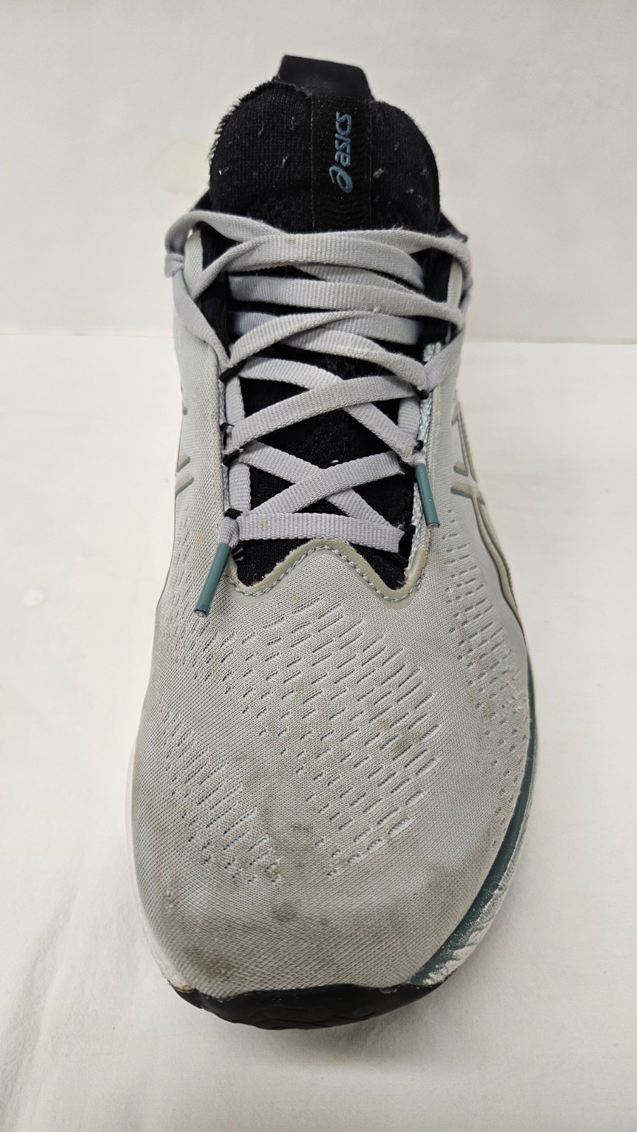ASICS Gel-Nimbus 25 Shoes Men’s Size 10 Piedmont Grey/Foggy Teal Running Shoes