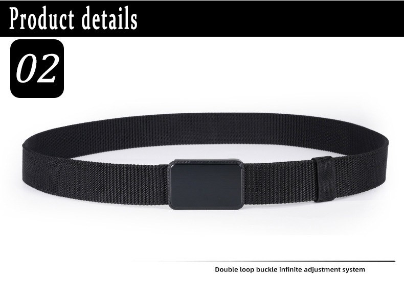 Groove Belt – Men’s Work Belt – Stretch Nylon, Magnetic Buckle, Adjustable
