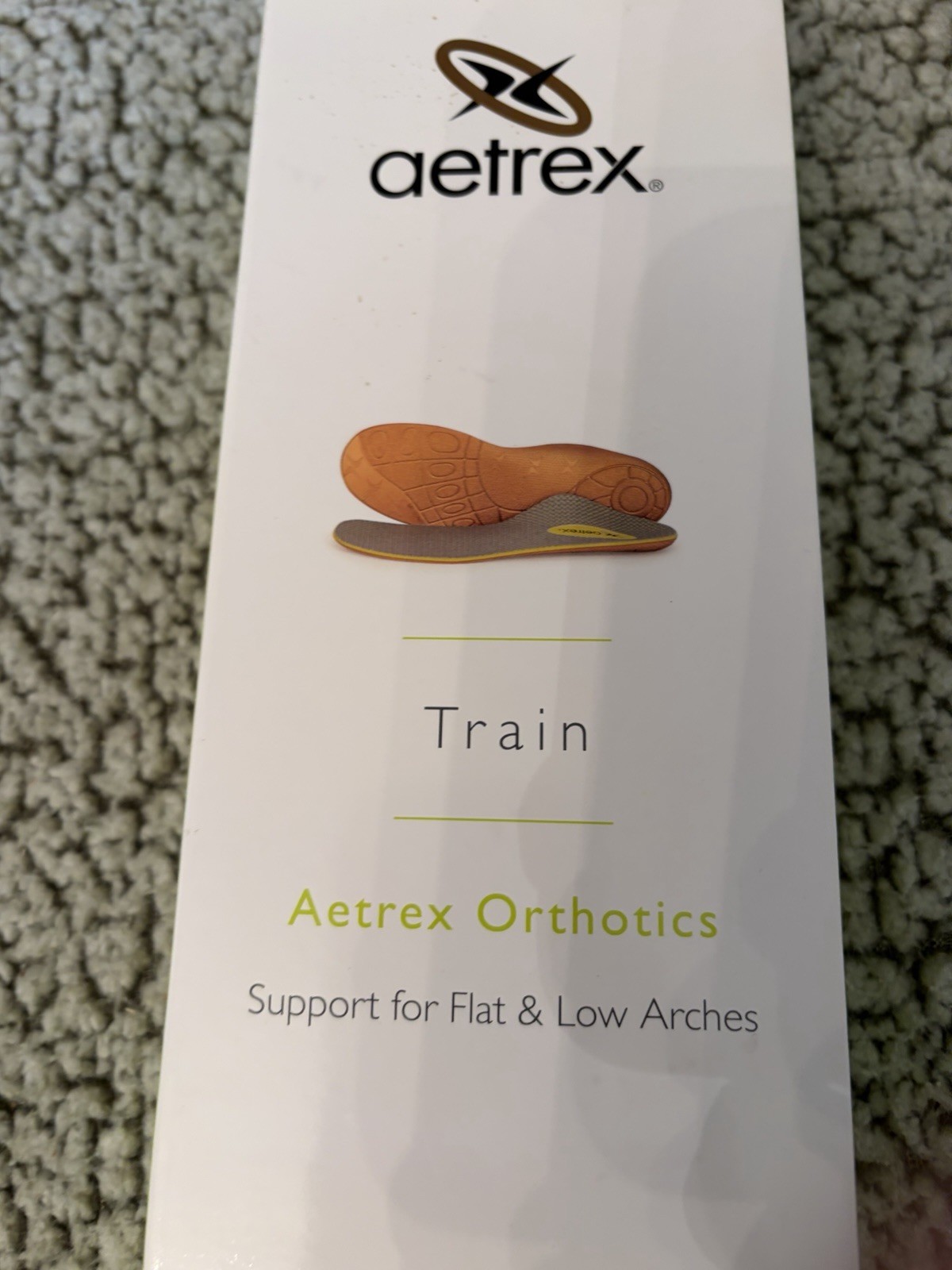 Aetrex L820 Train Orthotics Women’s Size 9 For Flat & Low Arches New Open Box