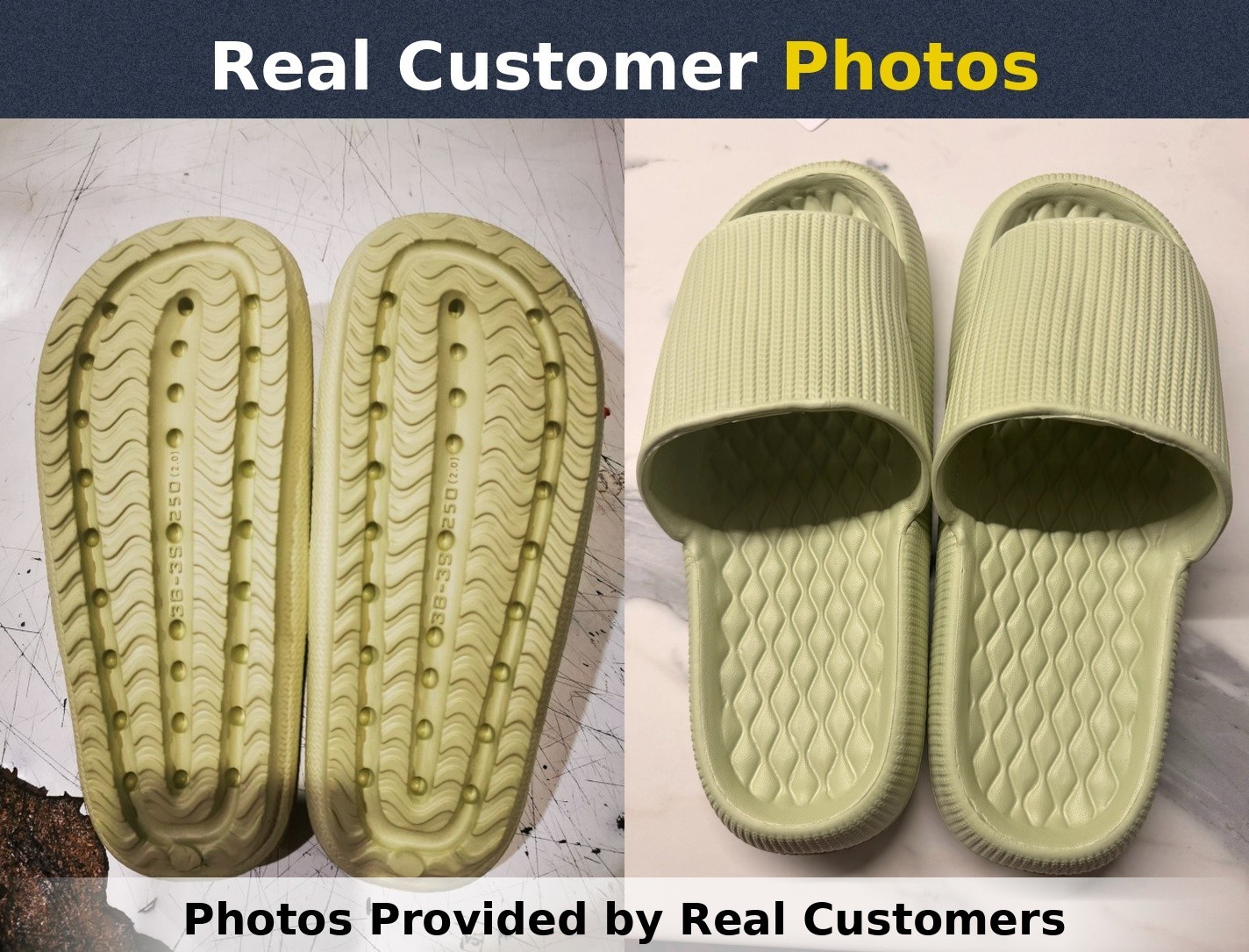Cozy Pillow Slides Anti-Slip Sandals Ultra Soft Slippers Cloud Home Outdoor Shoe