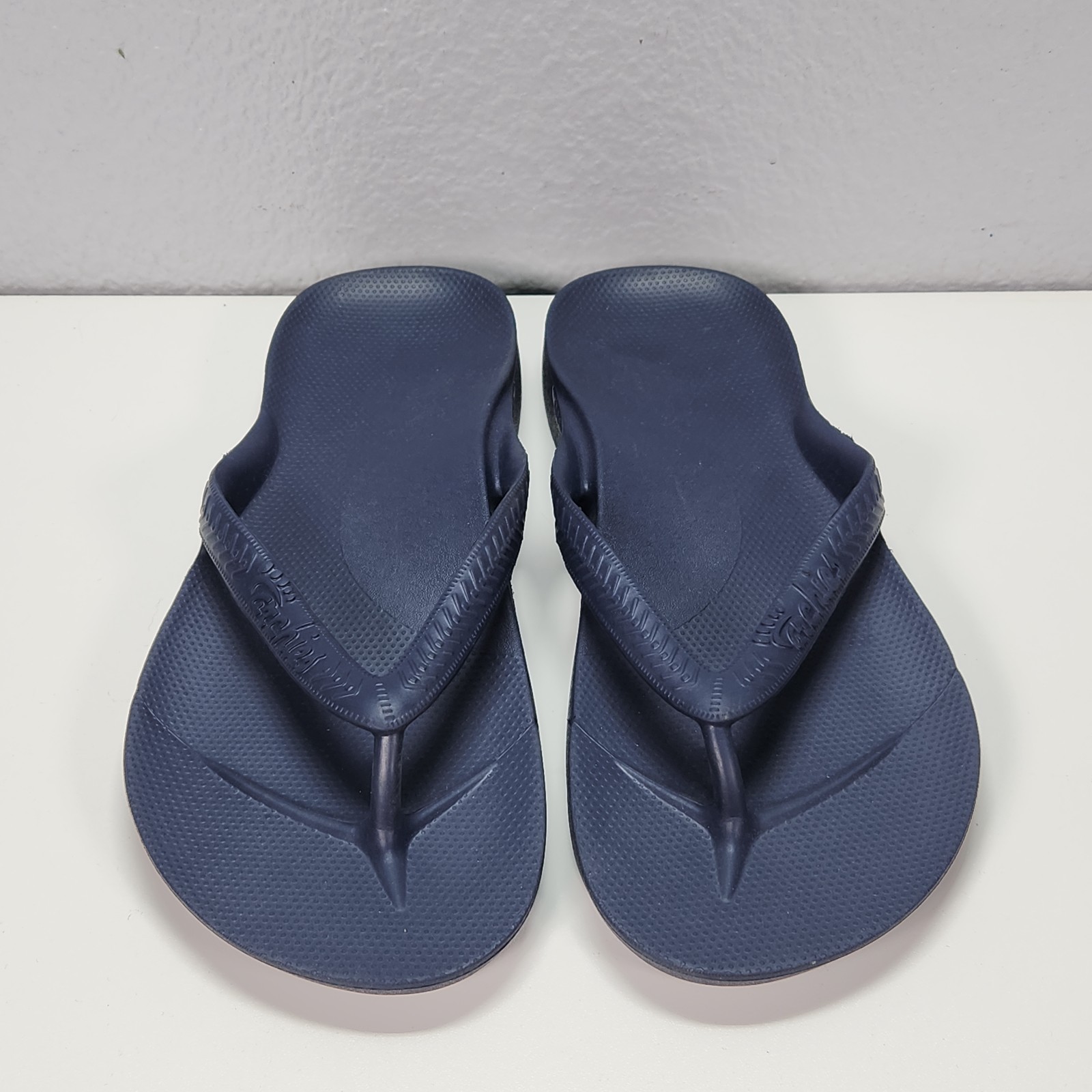 Archies Men’s Navy Blue Flip Flop Sandals Orthotic Comfort Size 12