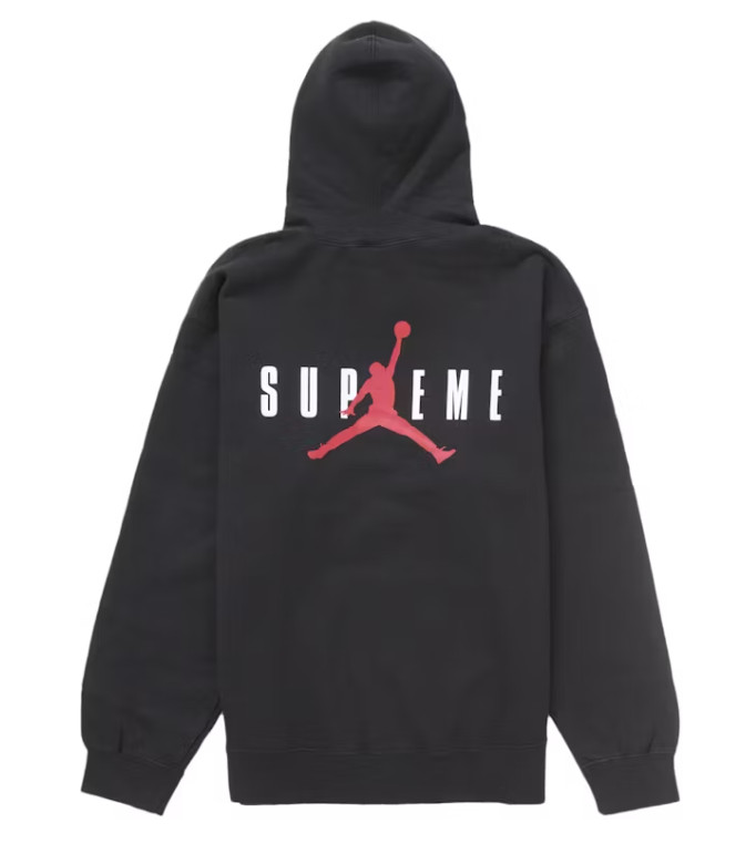 NEW Nike Air Jordan Supreme Hooded Sweatshirt FW24 Black HF0836-010 Men’s S-XL