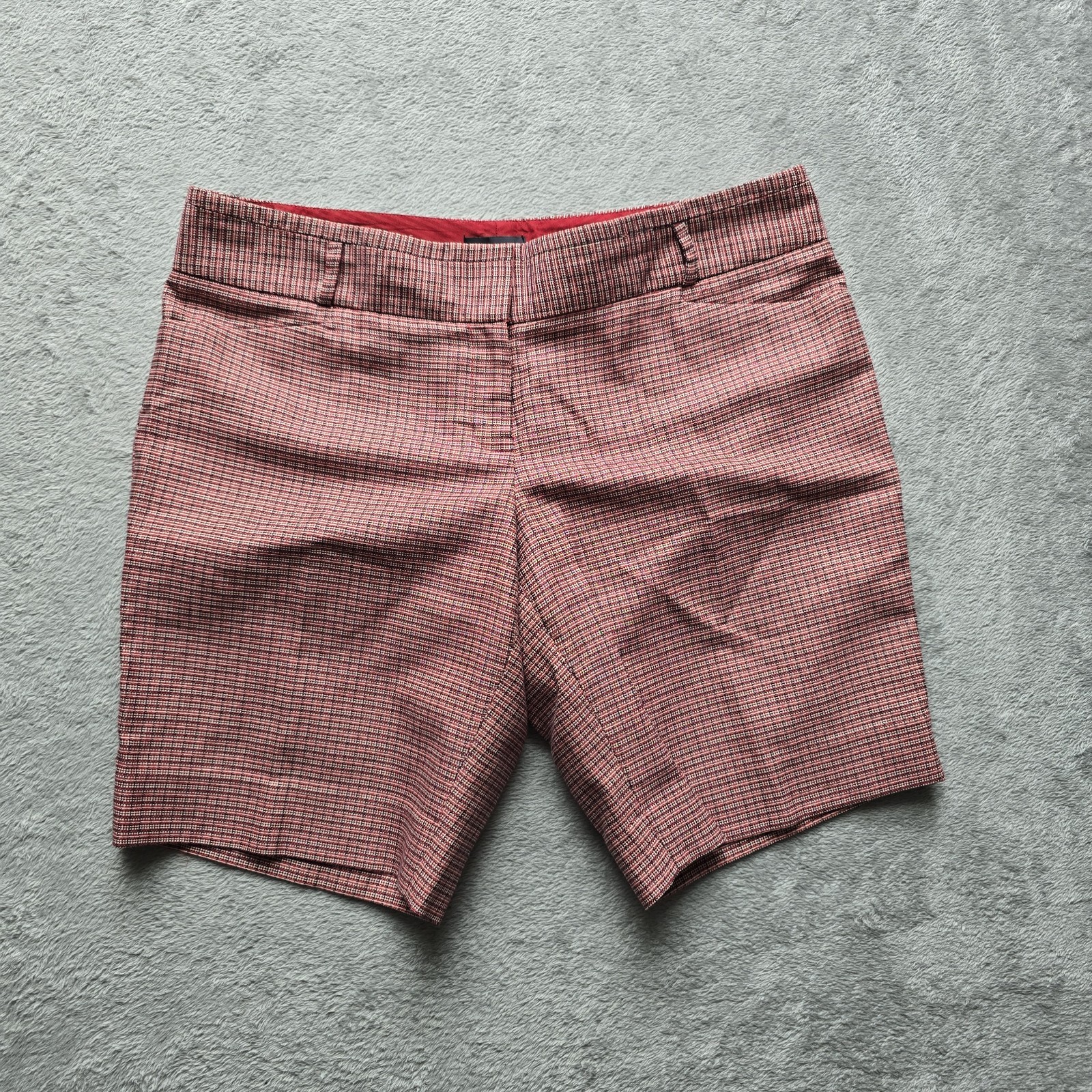 The Limited Shorts 12 Plaid Pockets Stretch Casual Preppy Classic Resort Wear