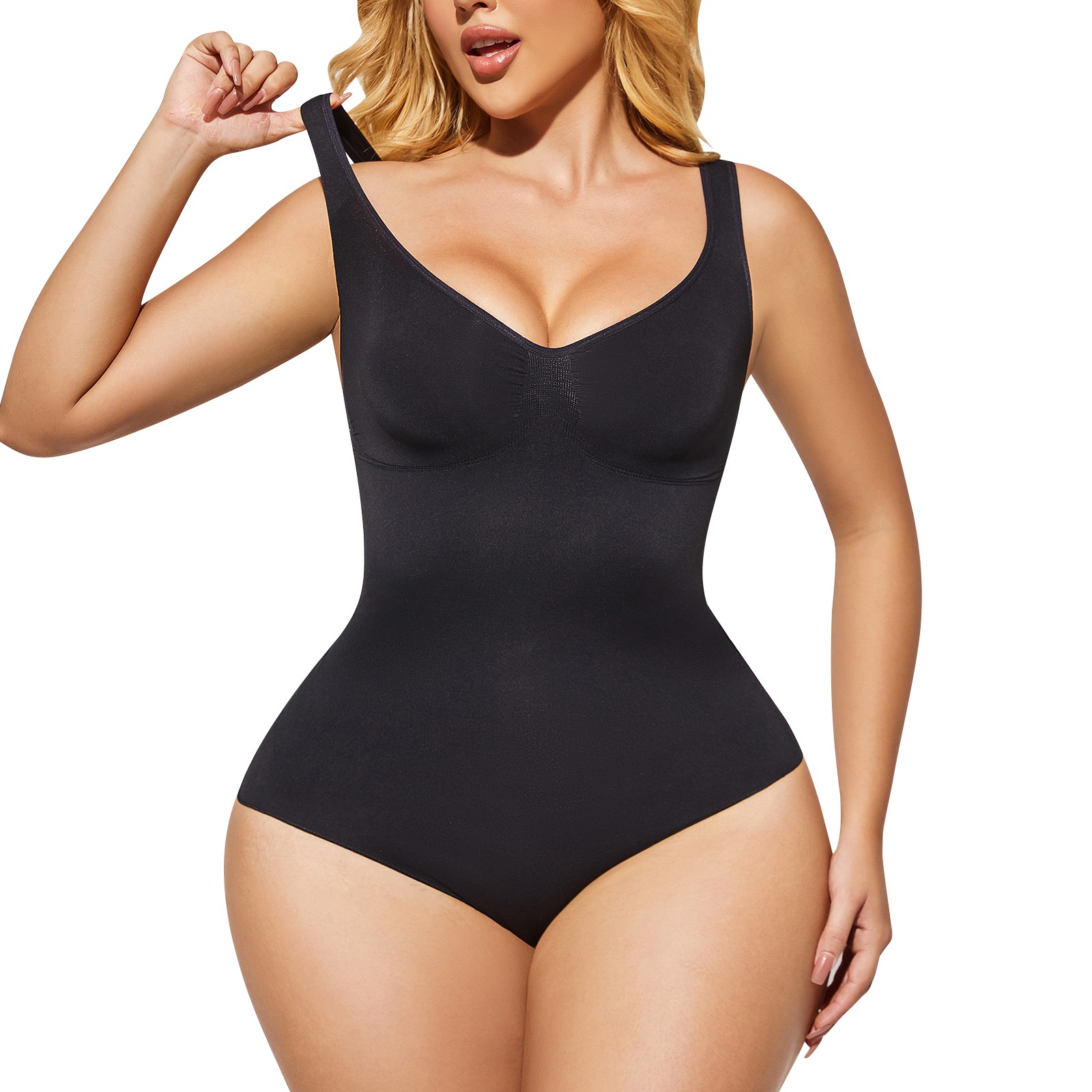 Women’s Seamless Bodysuit Body Shaper Waist Trainer Tummy Control Slim Shapewear