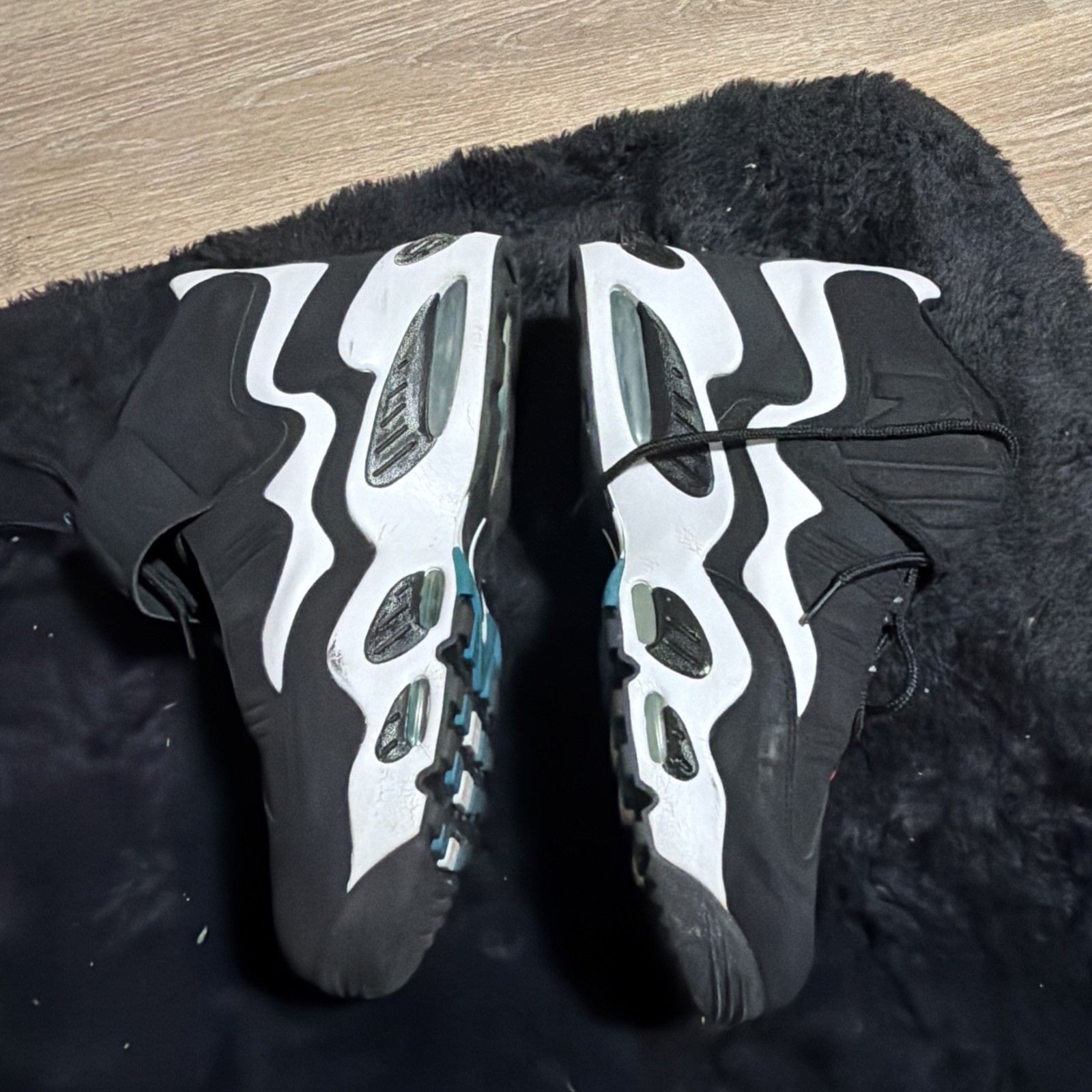 Nike Air Griffey Max 1 Freshwater Black White Teal Size 12 2009 Vintage